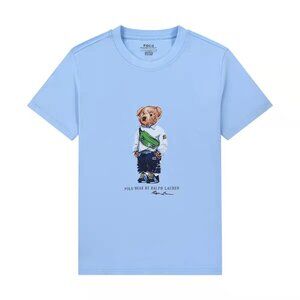 Ralph Lauren Blue Round Neck Short Sleeves